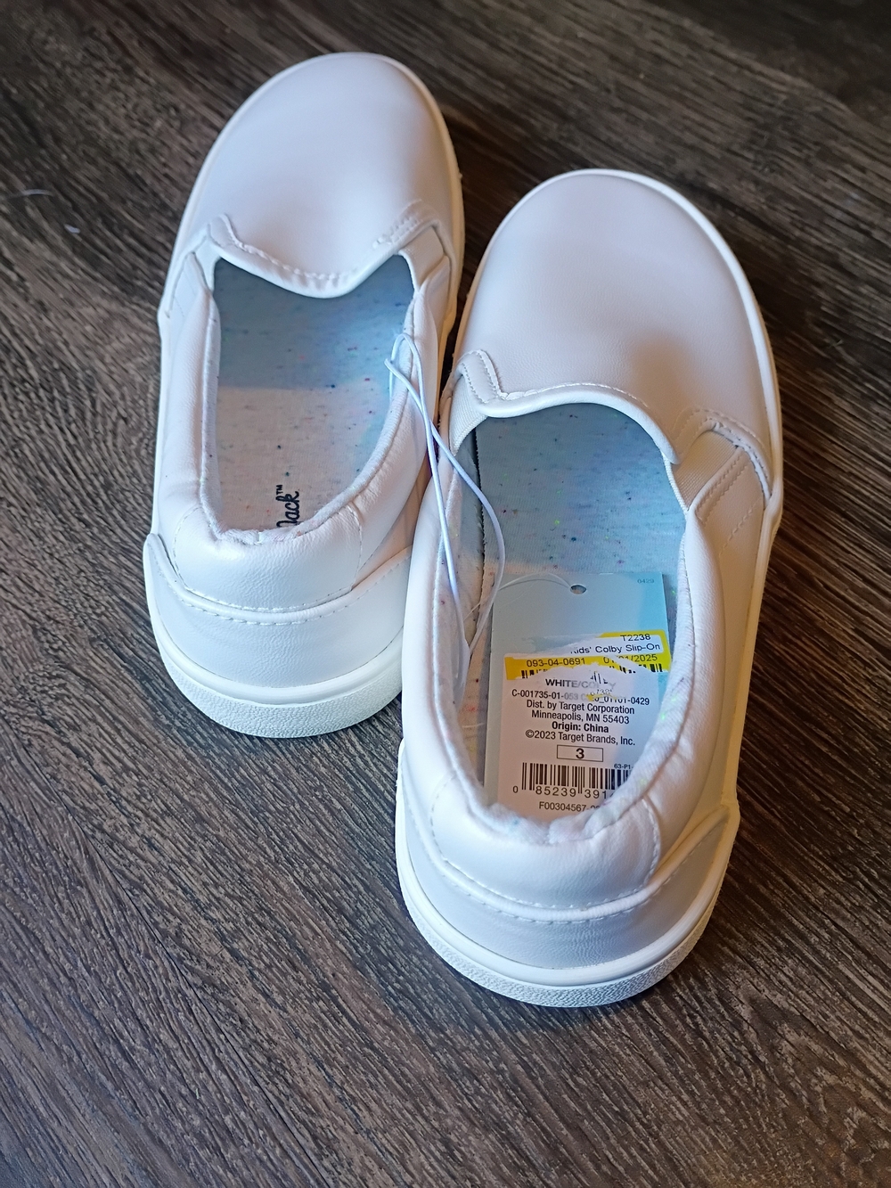 Cat & Jack White Slip-On Sneakers for Kids